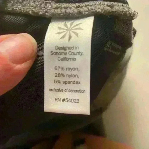 Athleta Size 4 Ponte Twill Moto Pants Grey Skinny Pockets Work Career Zippers - Picture 8 of 9